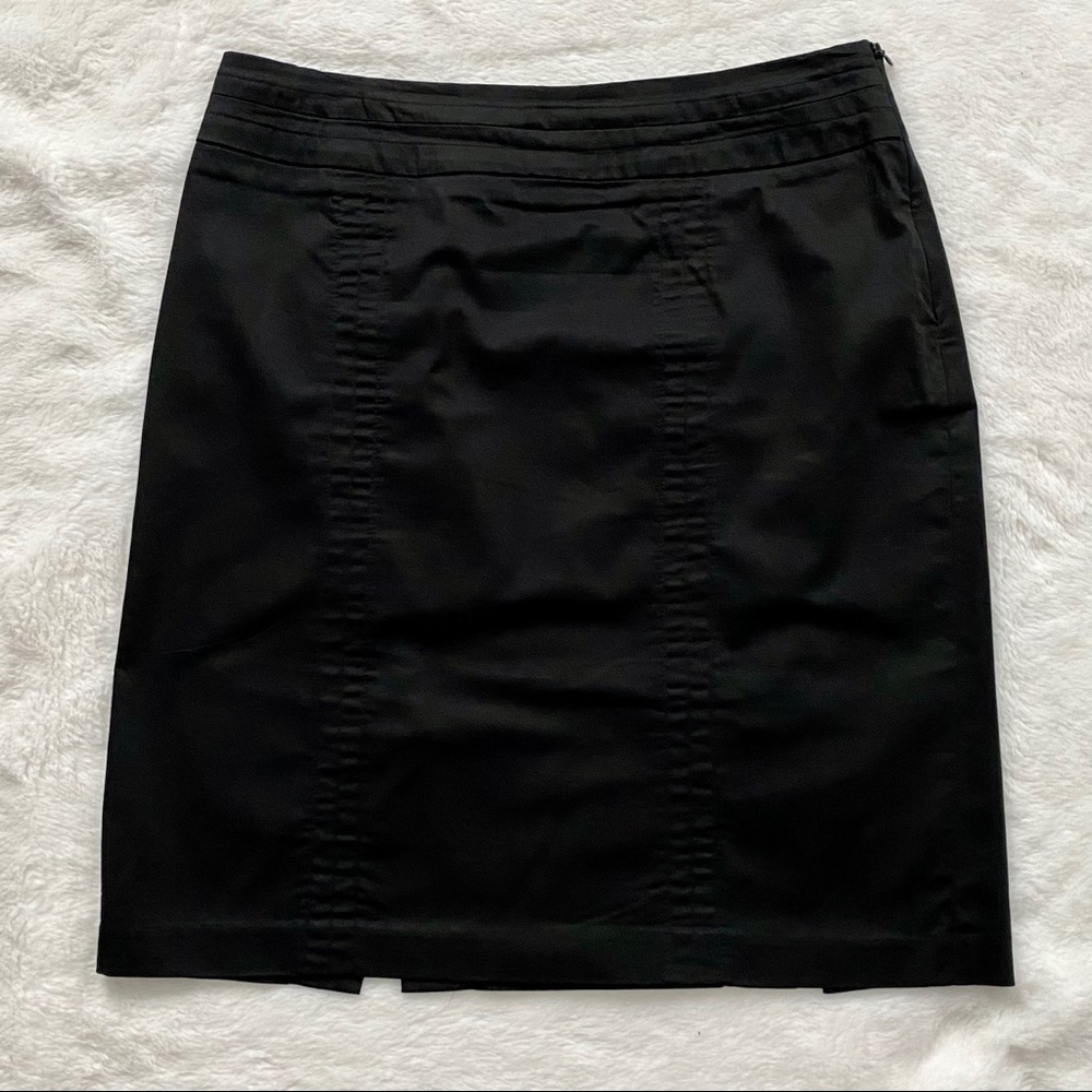 Kenar Vented Back Pencil Skirt Black Size 8